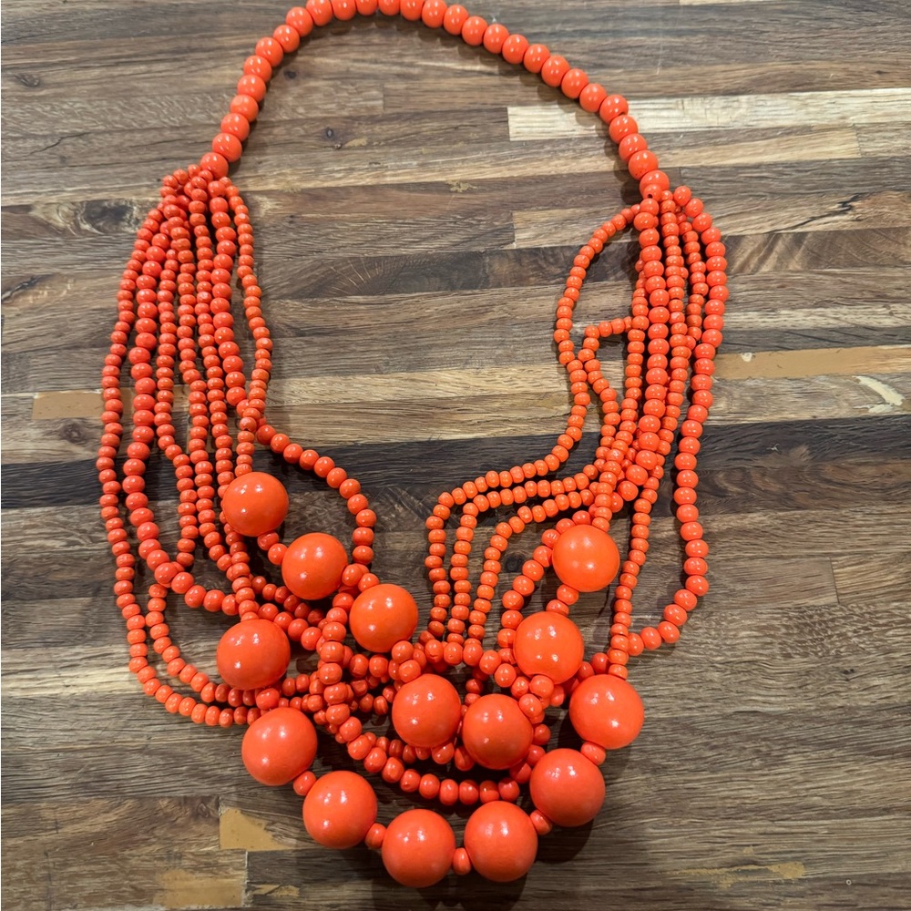 Orange necklace